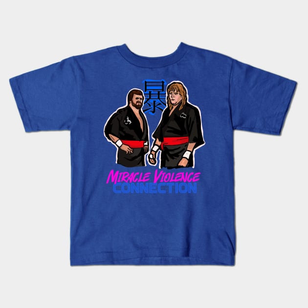 Miracle Violence Connection Kids T-Shirt by Socialist Poverty Cult